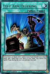 Left Arm Offering - RA04-EN086 - (PUR) Prismatic Ultimate Rare - 1st Edition